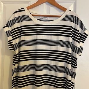 Striped t-shirt dress